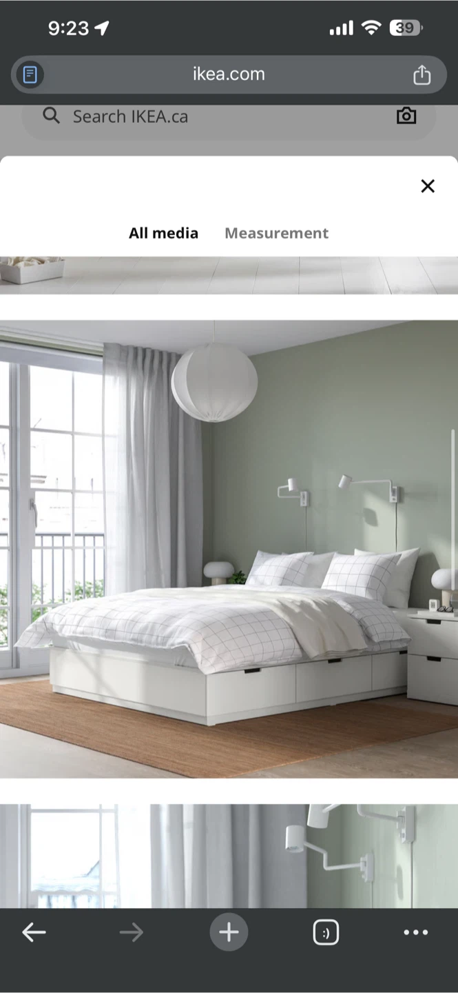IKEA Bed Frame with Storage - photo 3