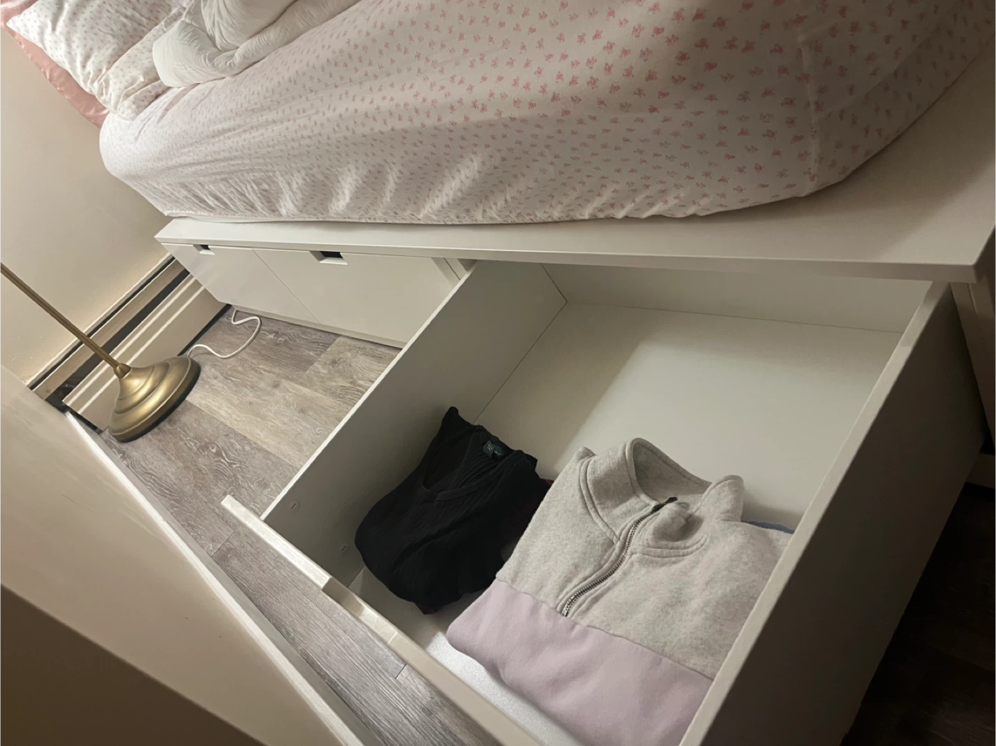 IKEA Bed Frame with Storage - photo 5