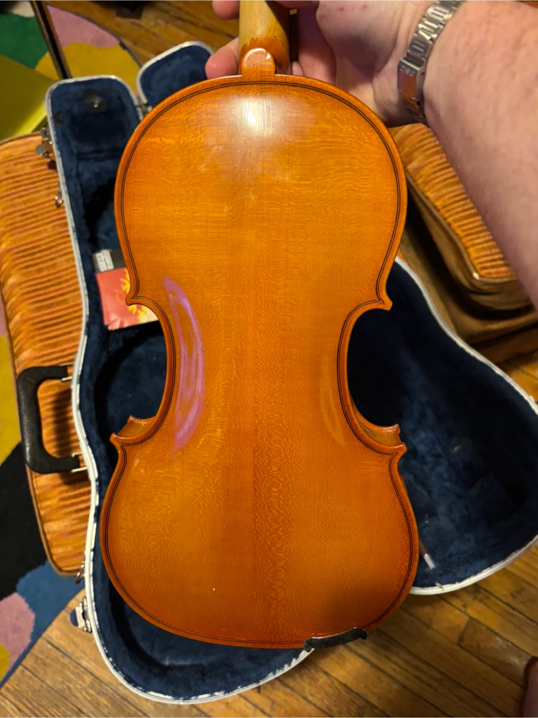 Violin with Case and Bow - photo 3