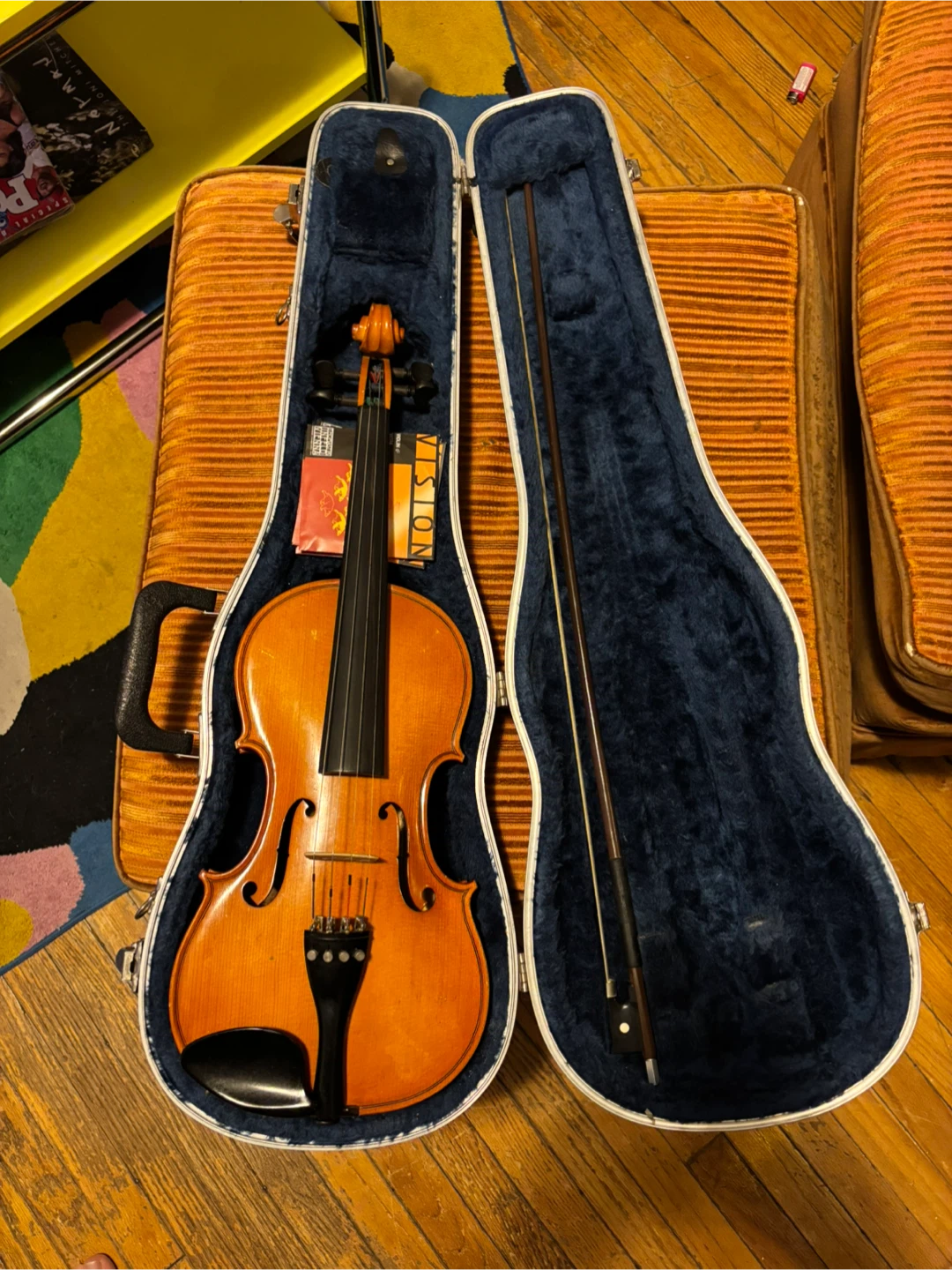 Violin with Case and Bow - photo 2