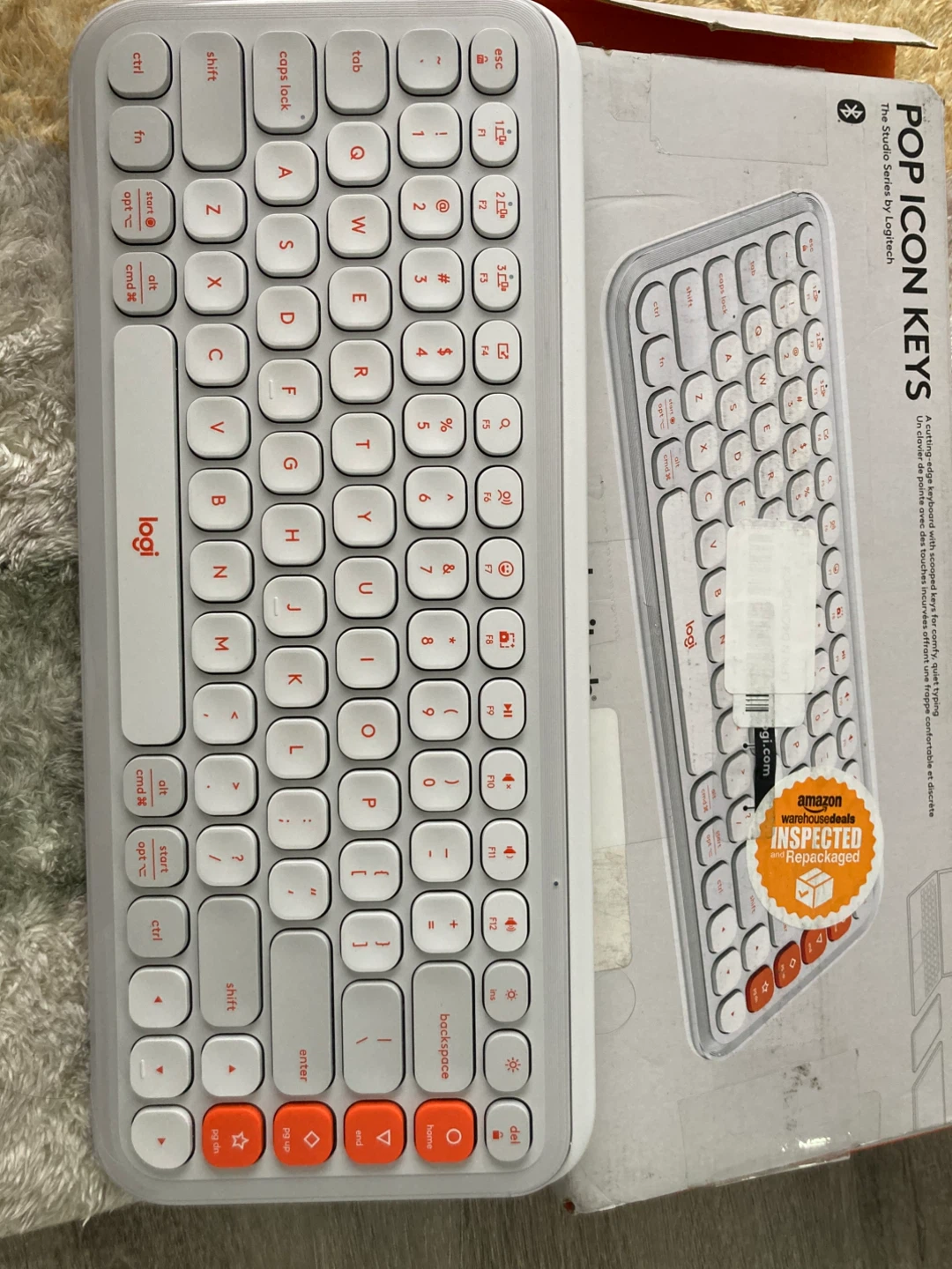 Logitech POP ICON Keys Wireless Bluetooth Keyboard