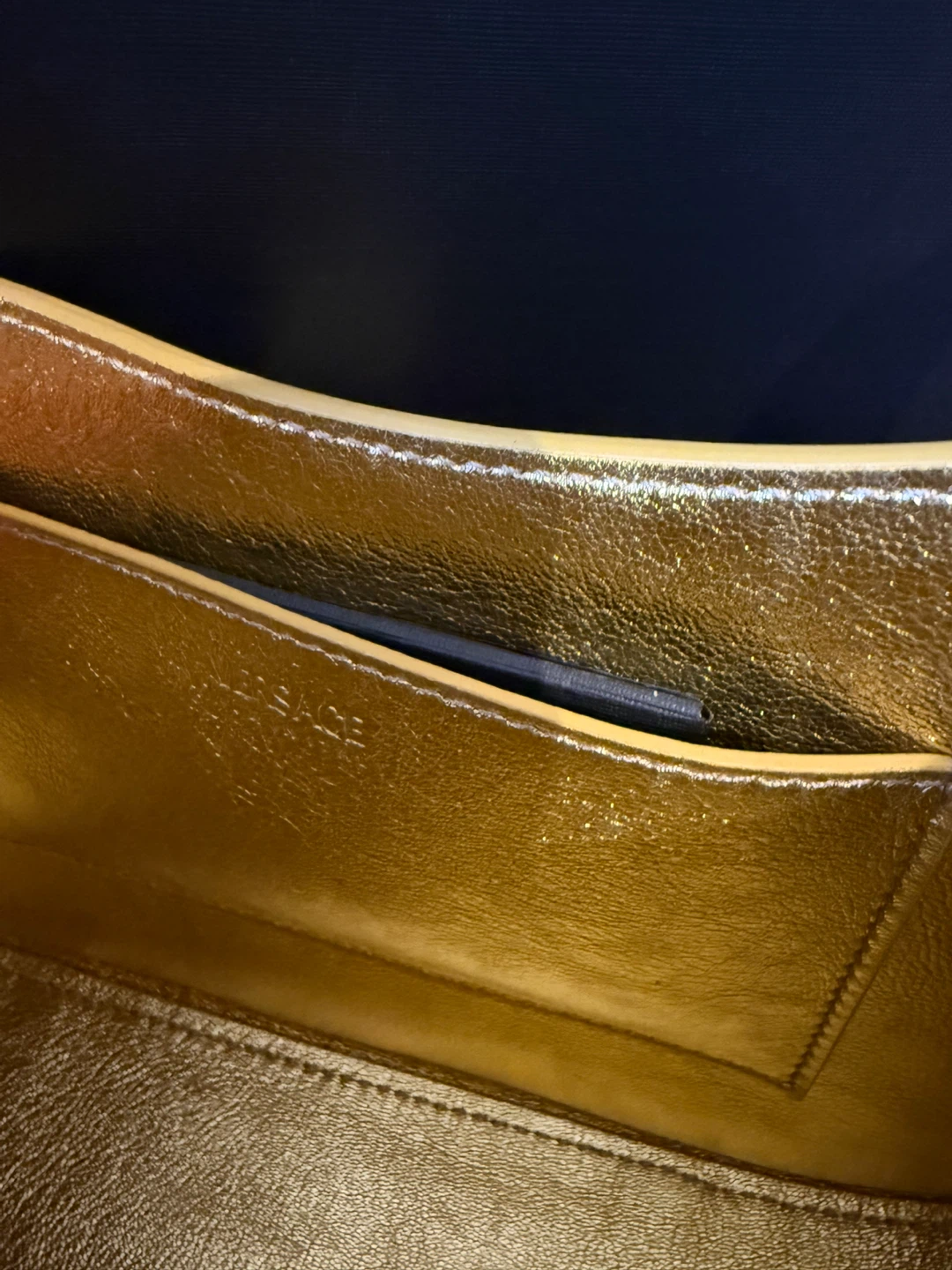 Versace Gold Shoulder Bag authentic - photo 5