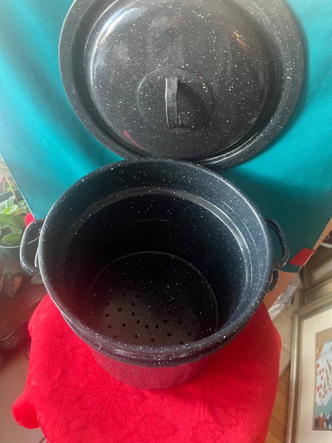 Granite Ware Steamer Pot with Lid - photo 2