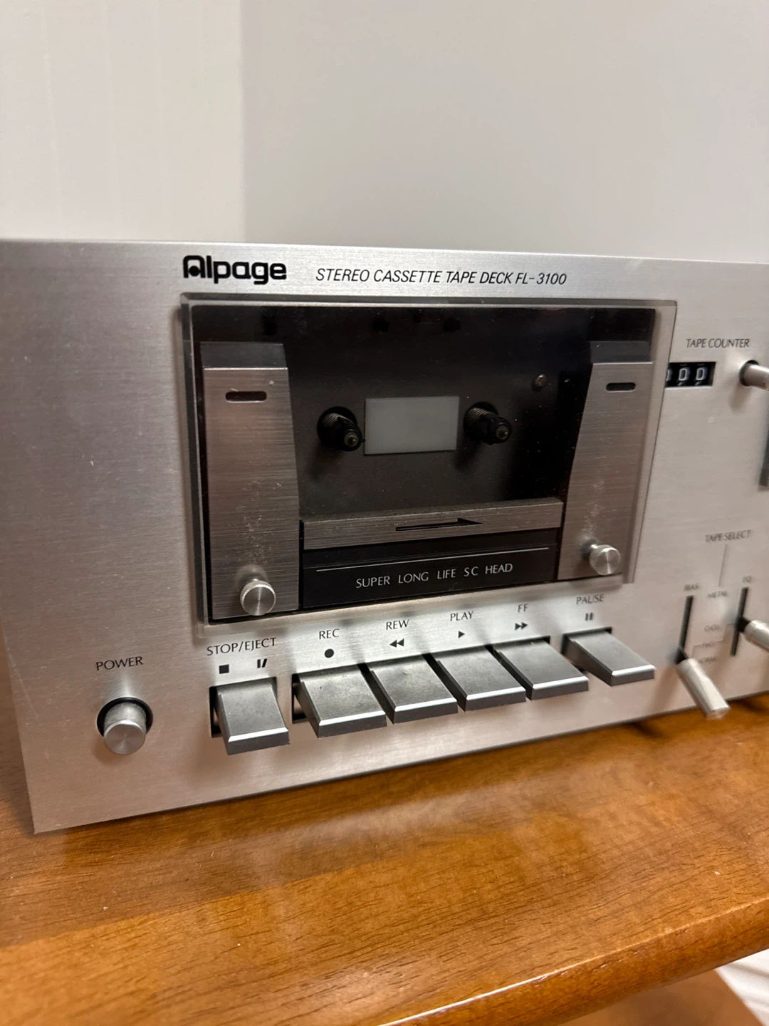 Alpage FL-3100 Stereo Cassette Tape Deck - photo 2