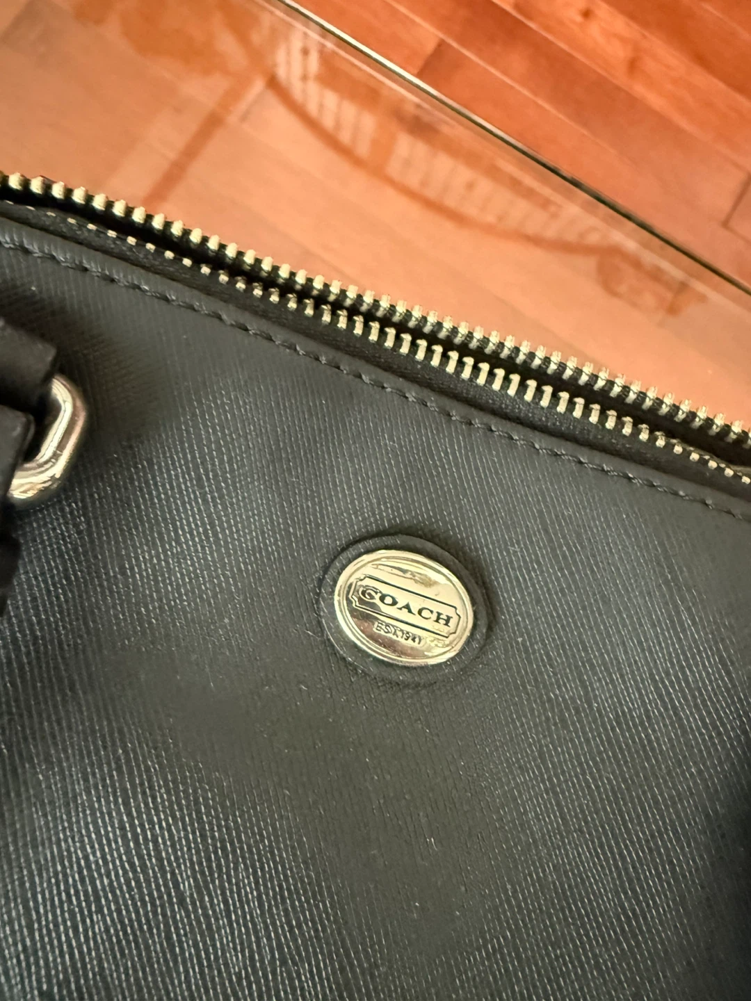 Coach Black Leather Satchel - photo 3