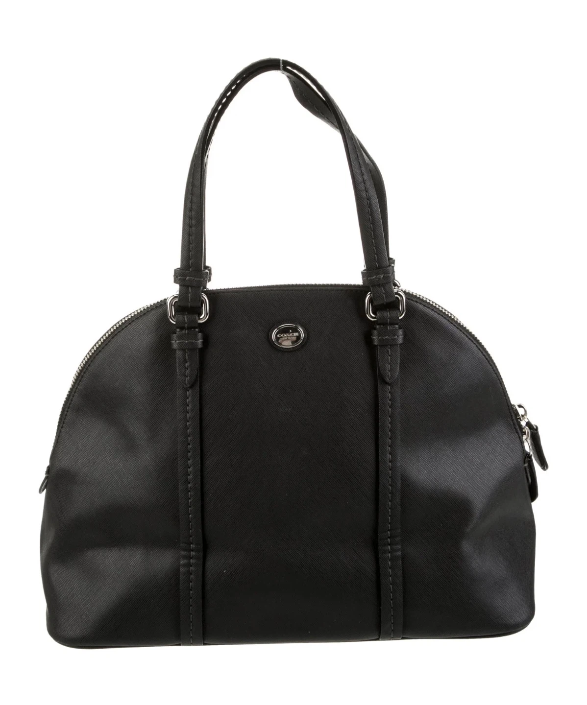 Coach Black Leather Satchel