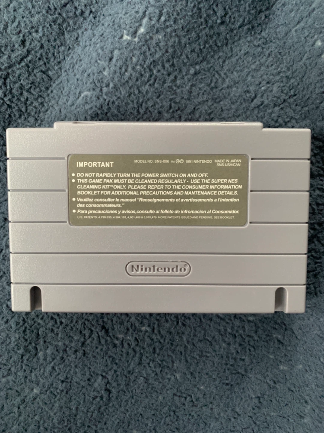 The Adventure of Batman and Robin SNES Game Cartridge Reprint - photo 2