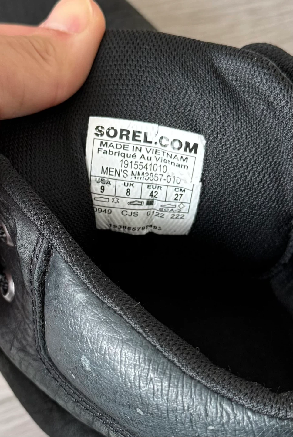 Winter Waterproof Sneaker Boots Men size 9 Sorel Washed - photo 5
