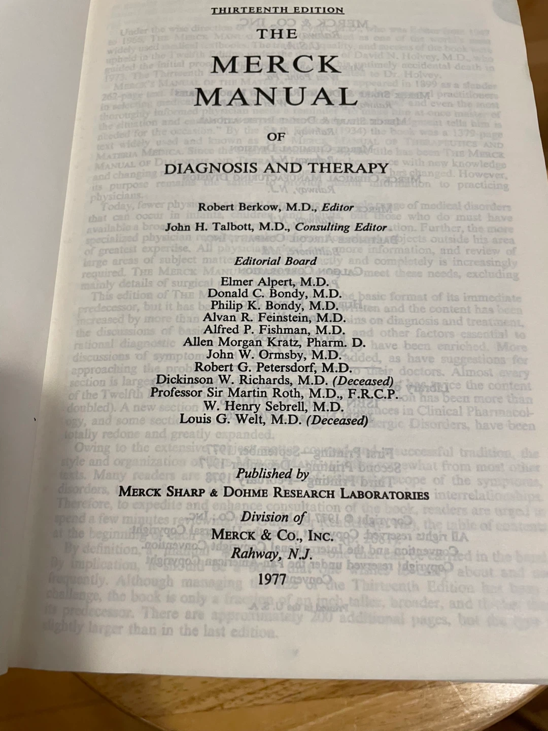 The Merck Manual: Diagnosis and Therapy, 13th Edition - photo 3