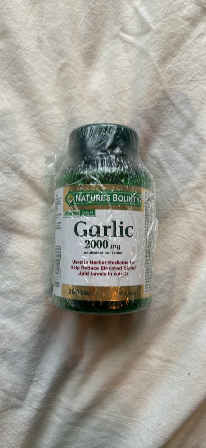 Nature's Bounty Garlic 2000mg Tablets