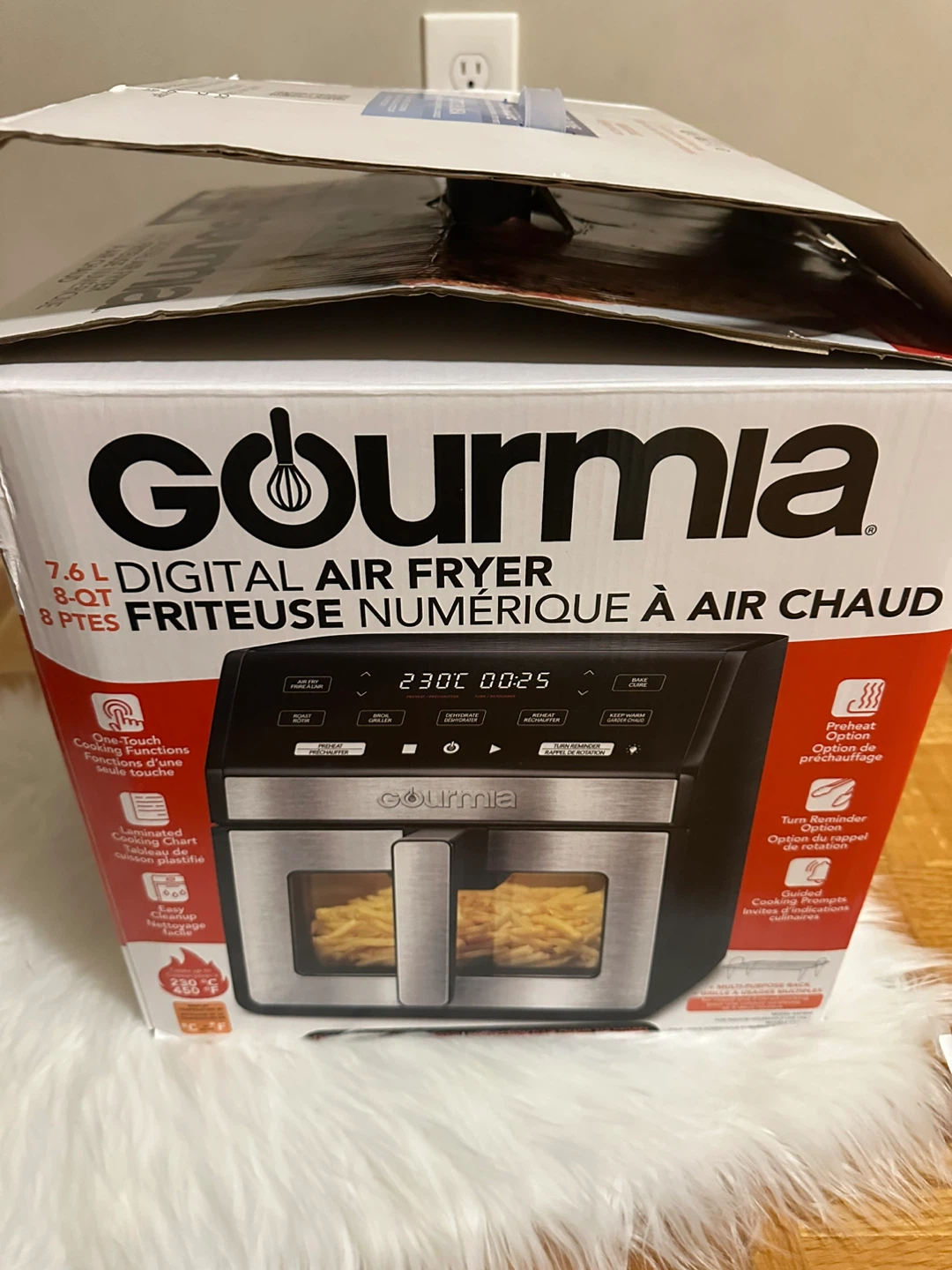 Gourmia 7.6L Digital Air Fryer - Like New!