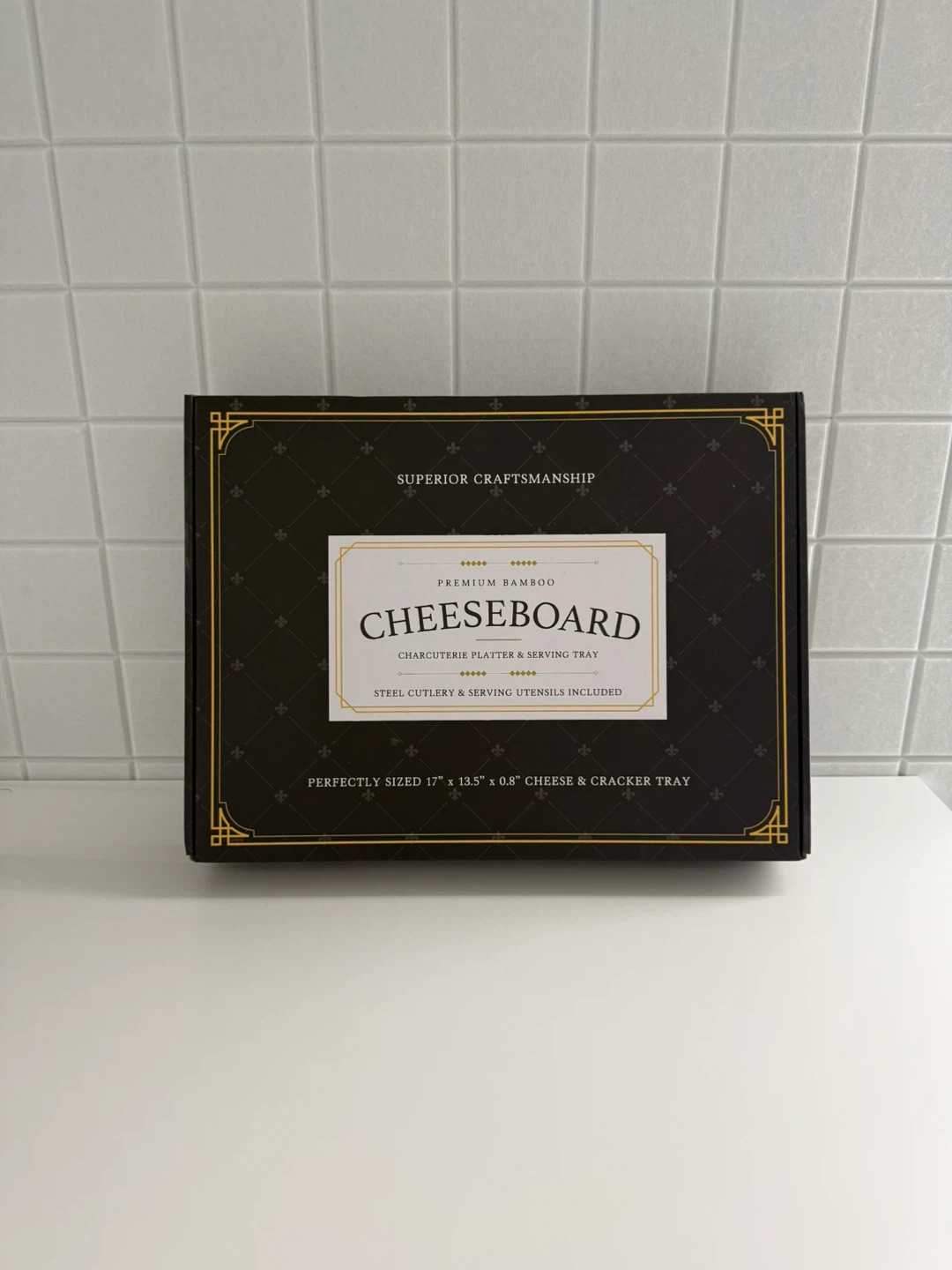 Premium Bamboo Cheese Board - New in Box