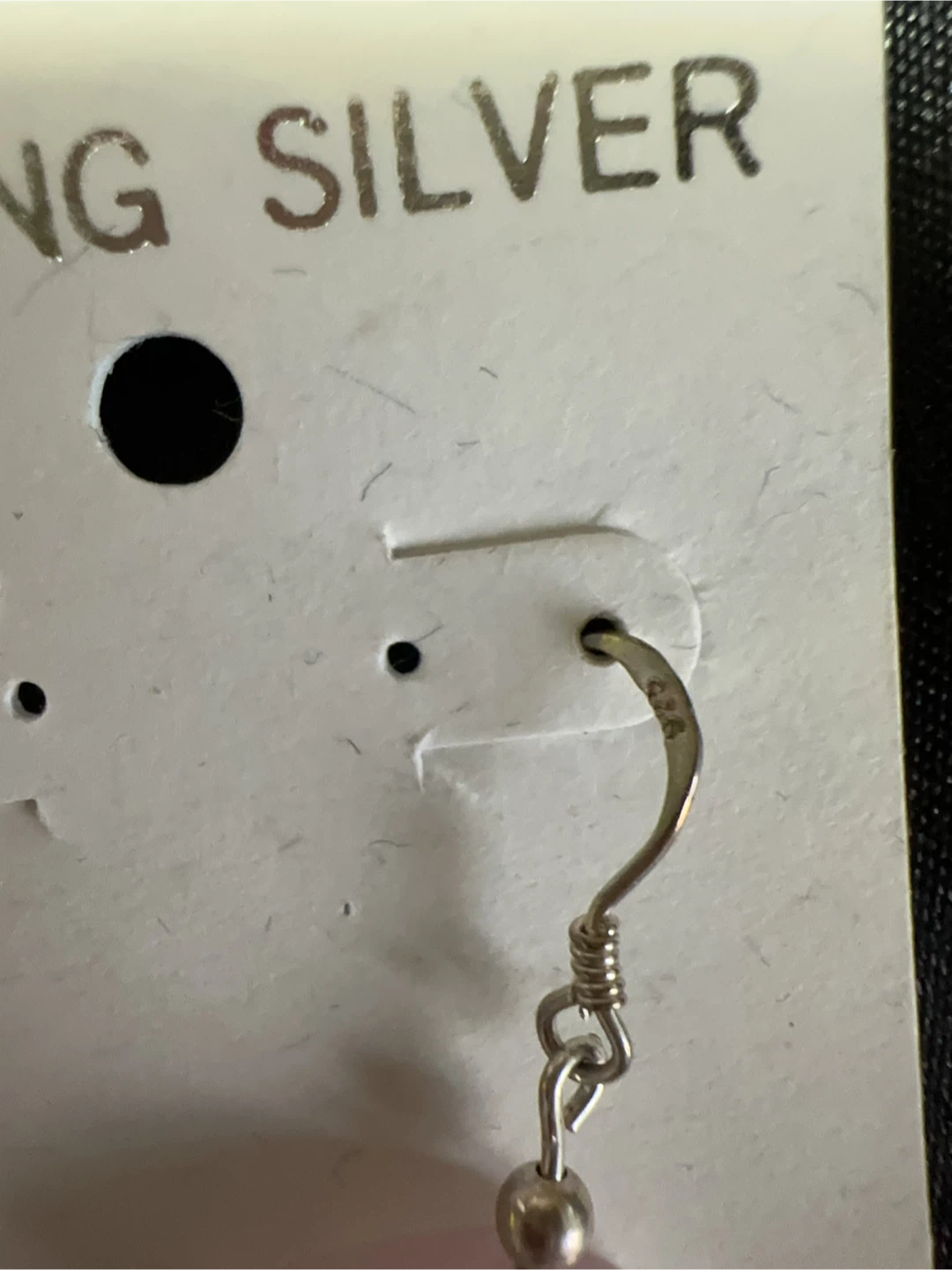 Sterling Silver Rose Quartz Fetish Animal Zuni Bear Earrings - photo 3