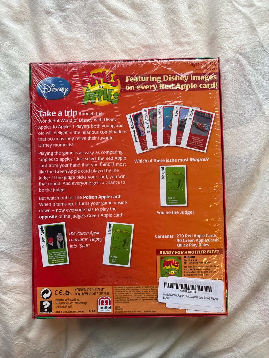 Disney Apples to Apples Card Game - New - photo 2