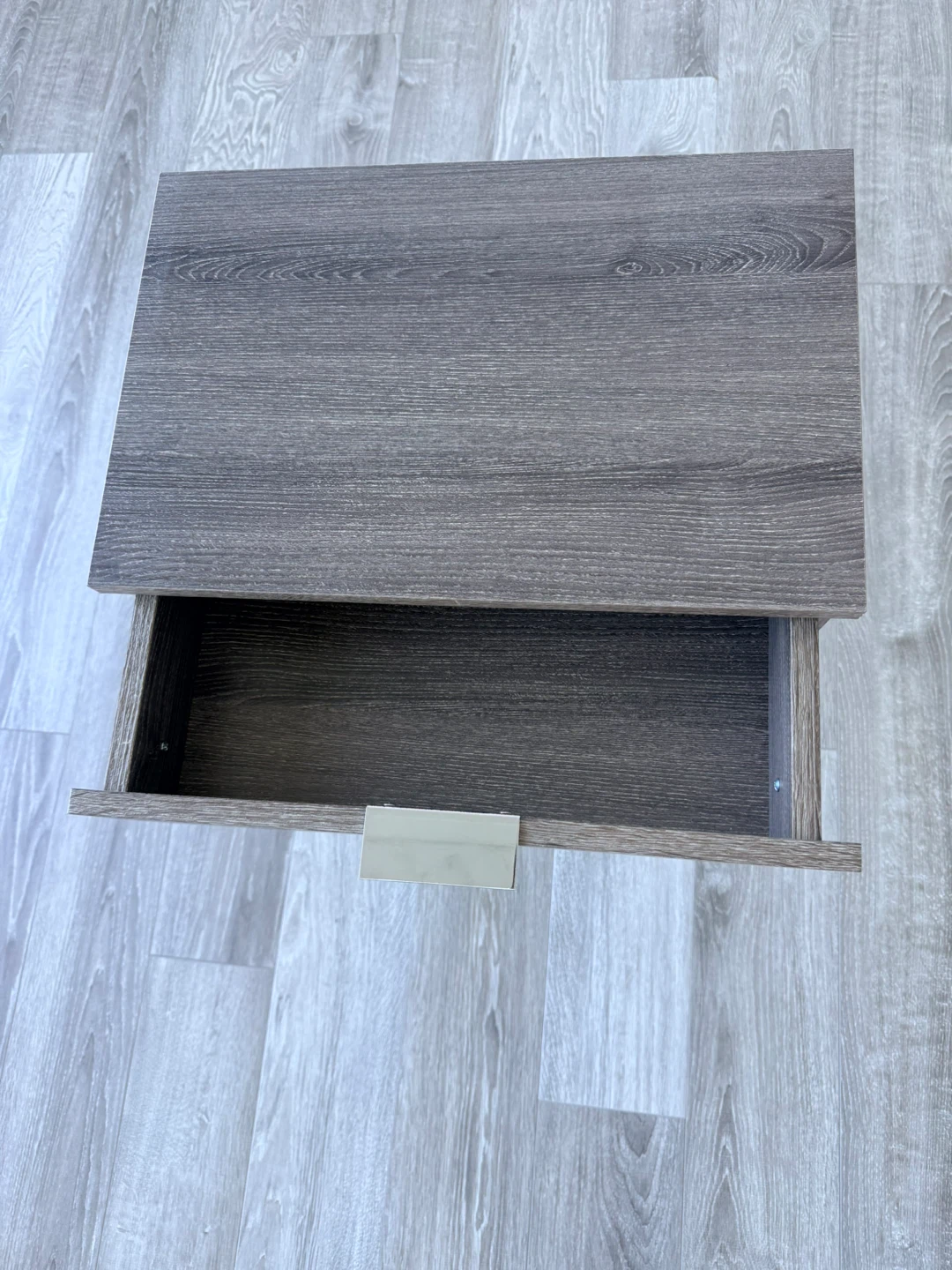 Nightstand with Drawer and Chrome Legs - photo 3