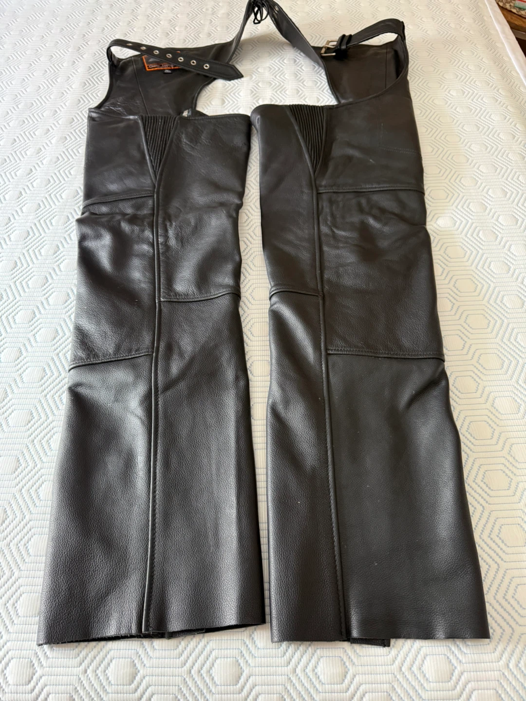 Leather Motorcycle Chaps