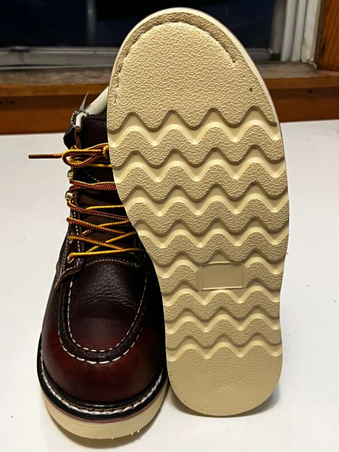 Safara Footwear Brown Leather Work Boots - photo 5