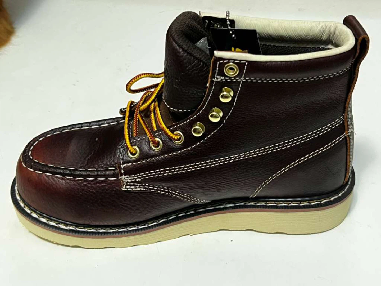 Safara Footwear Brown Leather Work Boots - photo 2