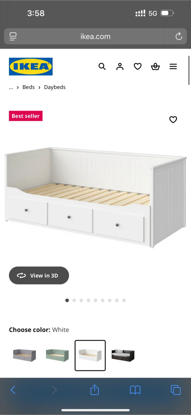 IKEA Hemnes Daybed Frame - White - photo 2