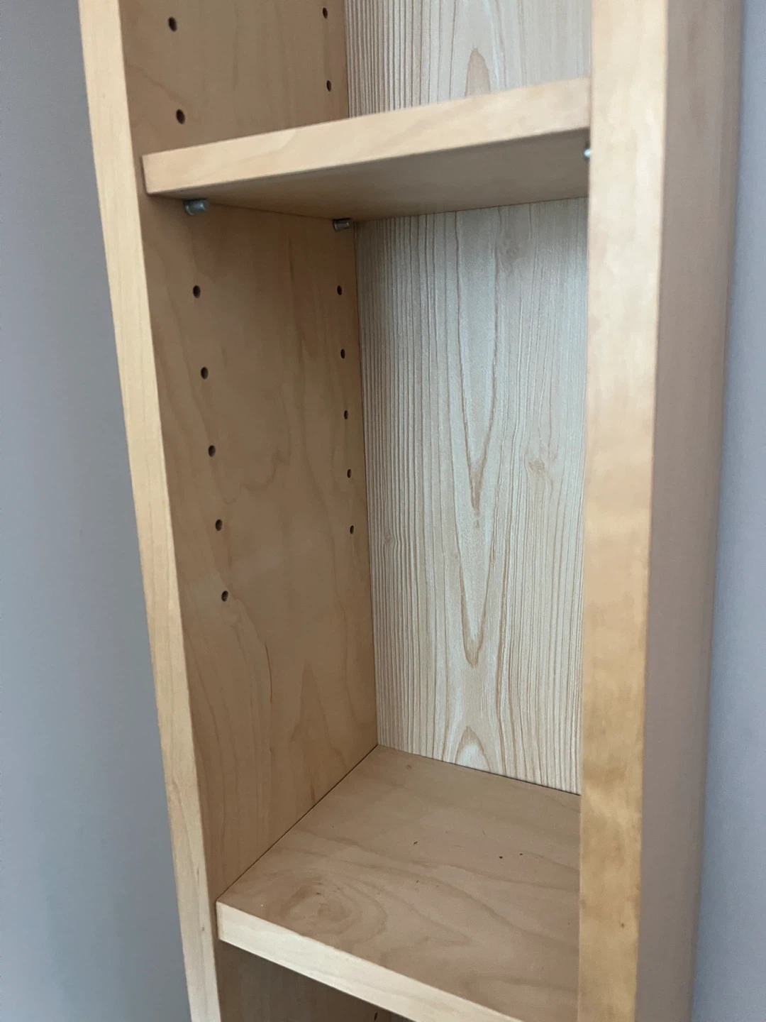 2 x IKEA Tall Wooden Shelf units (old model) - photo 3
