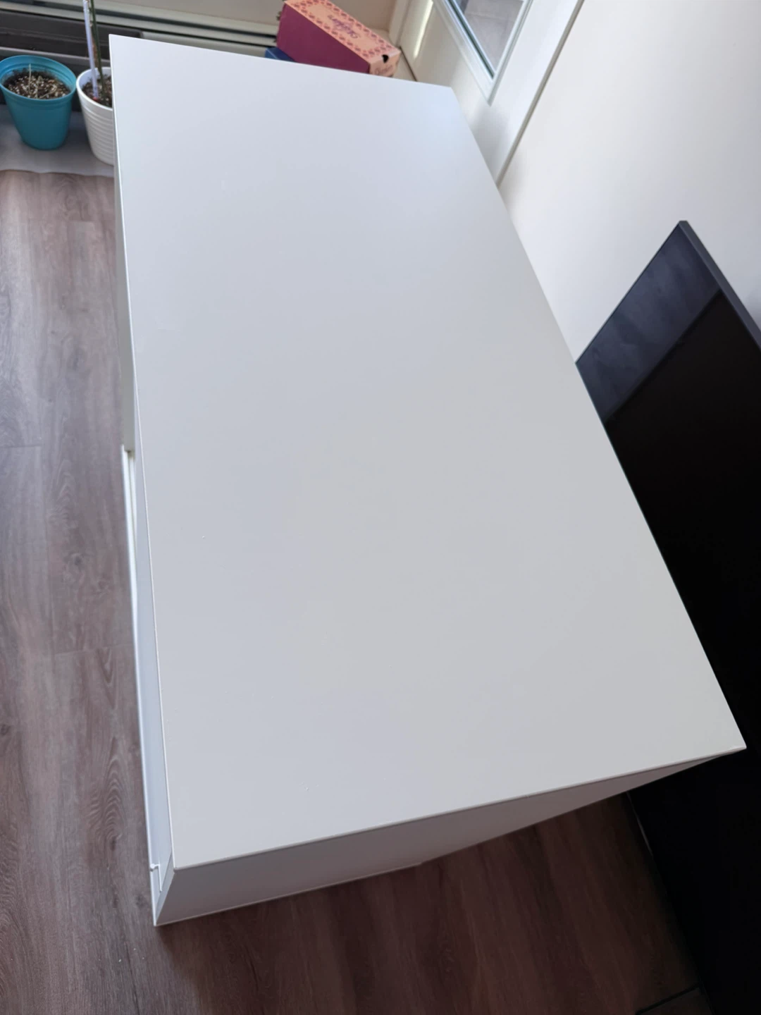 White Cabinet with Sliding Doors - photo 3