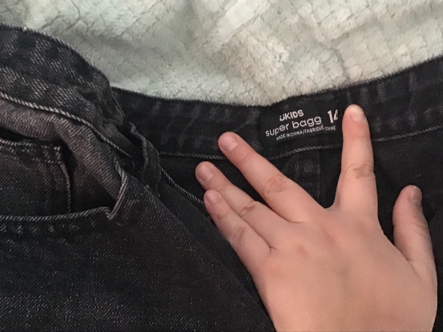U.Kids Super Baggy Jeans Size 14 - photo 3