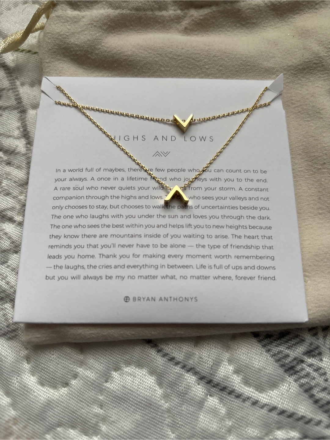 Bryan Anthonys Highs and Lows Necklace