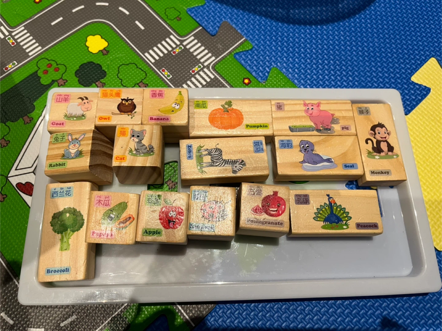Natural Green Building Blocks - 105 pcs - photo 2