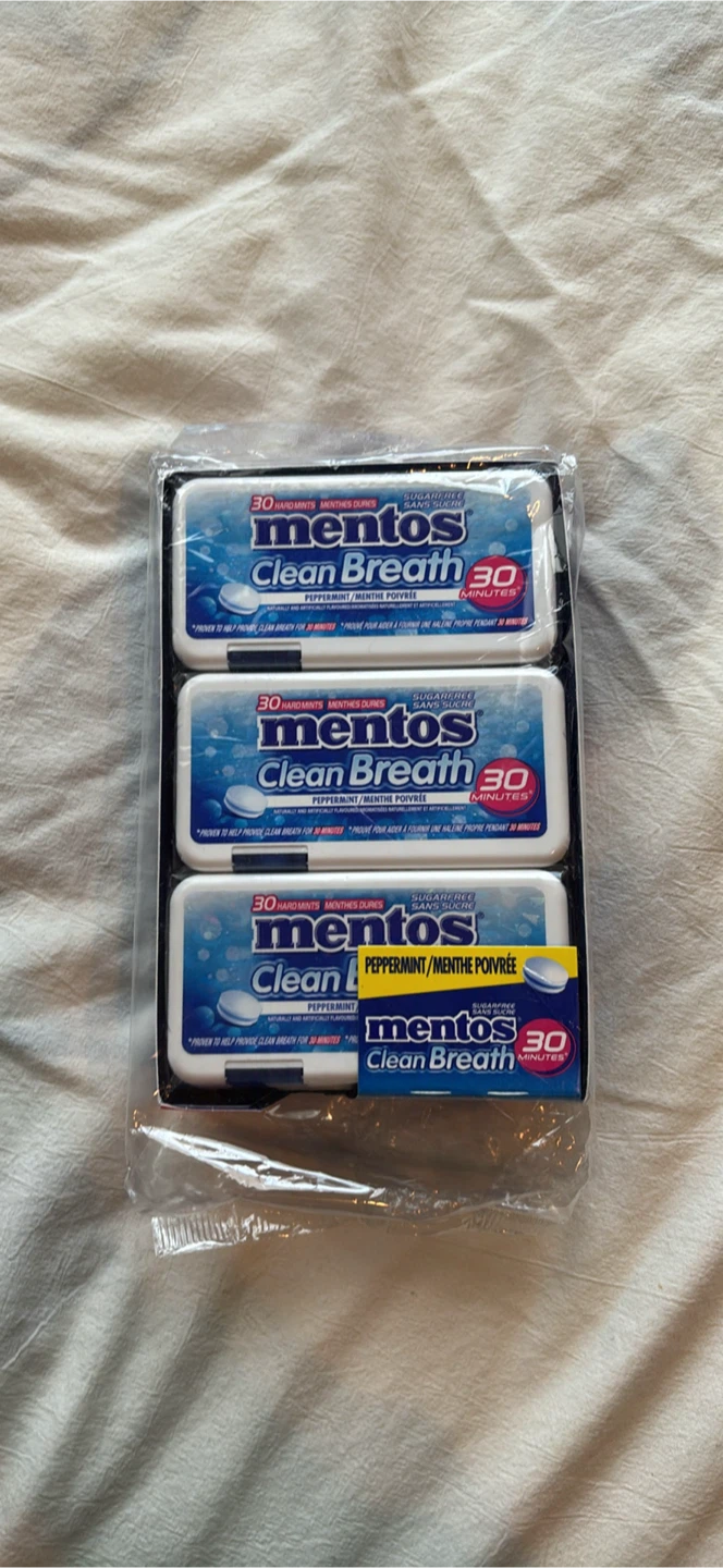 Mentos Clean Breath Peppermint 12 pack x 30 pcs