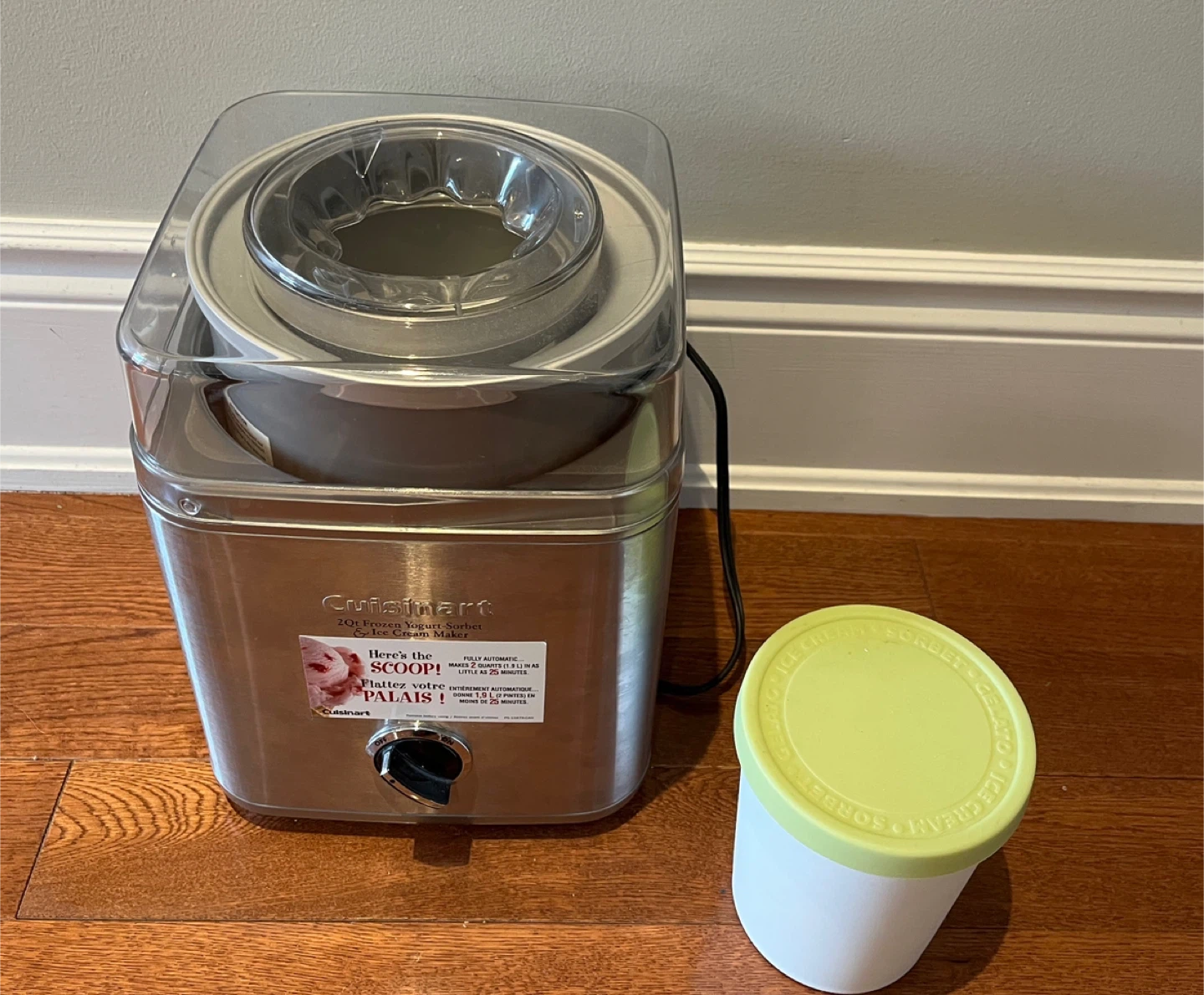 Cuisinart Ice Cream/Frozen Yogurt & Sorbet Maker