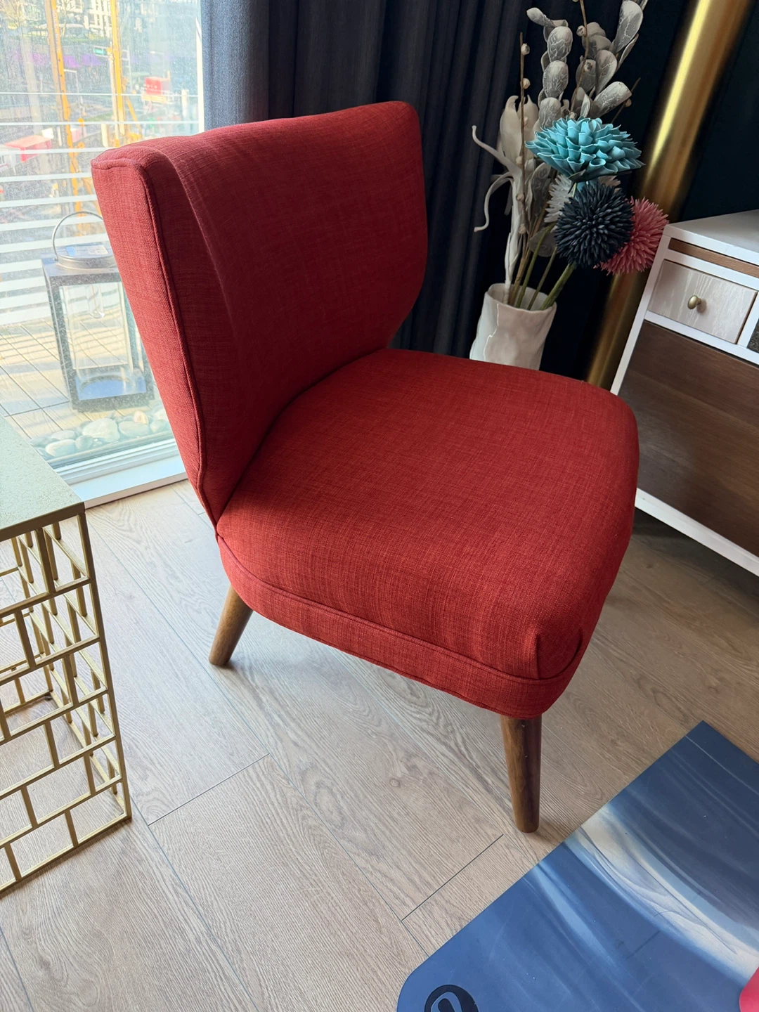 EQ3 Accent Chair – Burnt Orange - photo 2