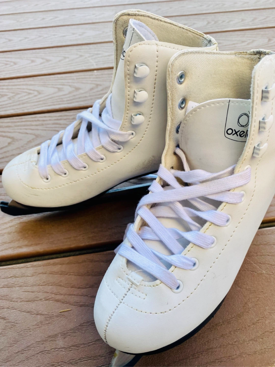 Decathlon White Ice Skates - US Women's 5/Men’s 3.5 - photo 2