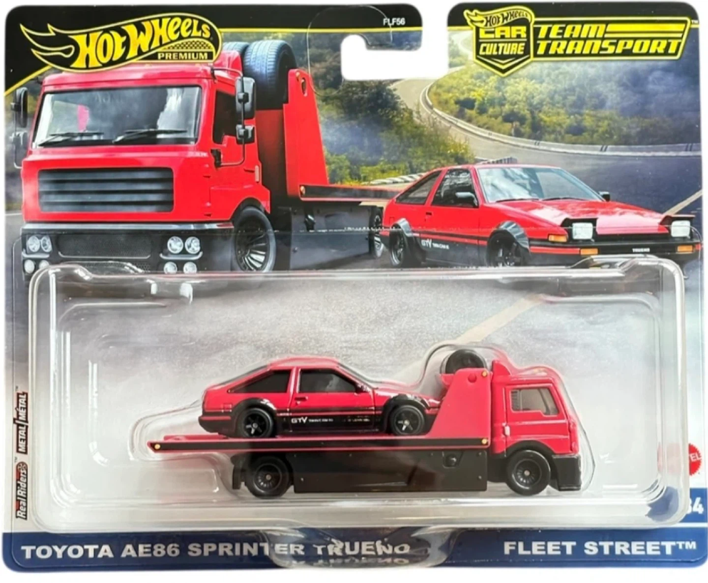 Hot Wheels Toyota AE86 Sprinter Trueno Fleet Street