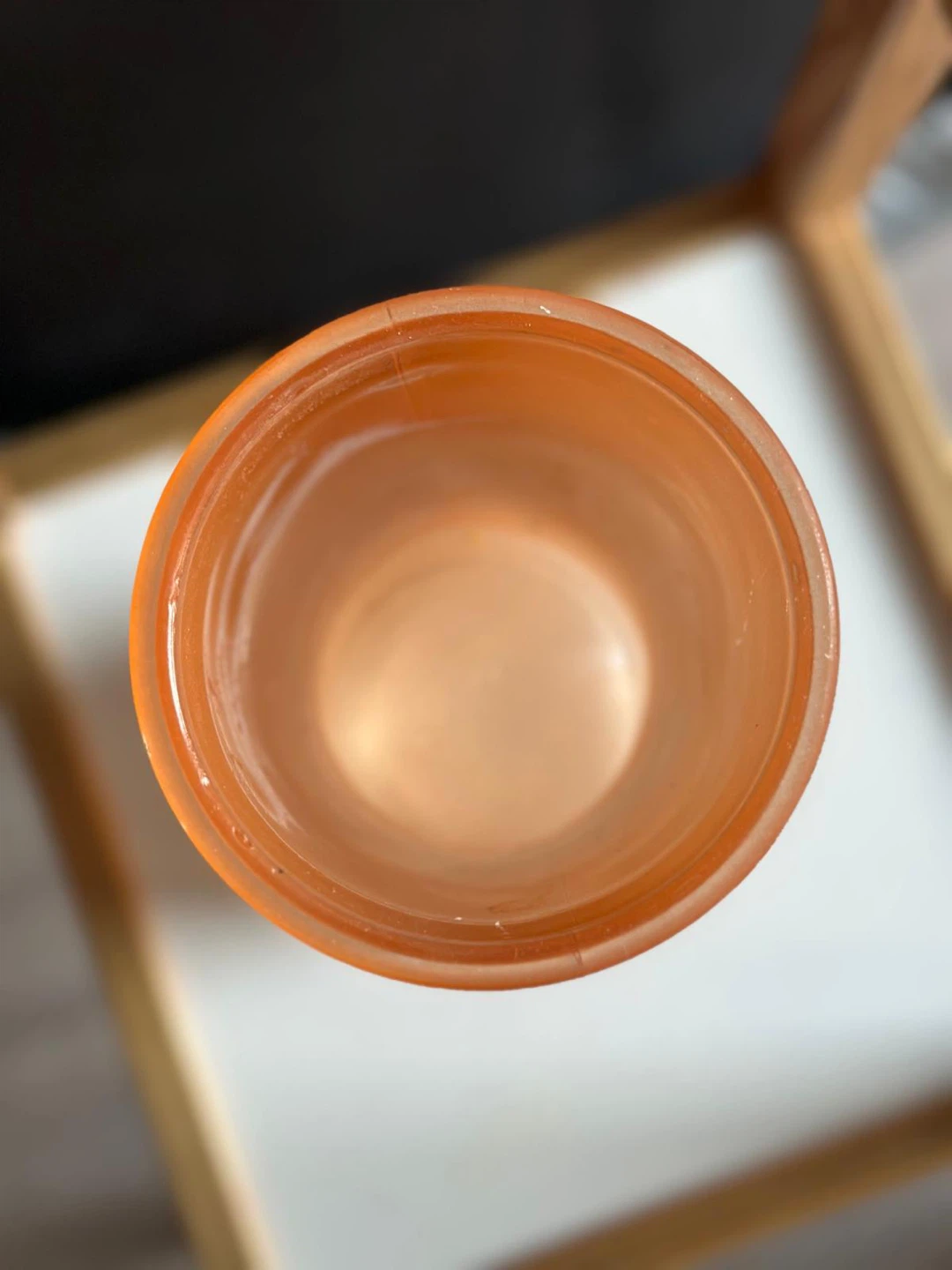 Orange Glass Vase - photo 2