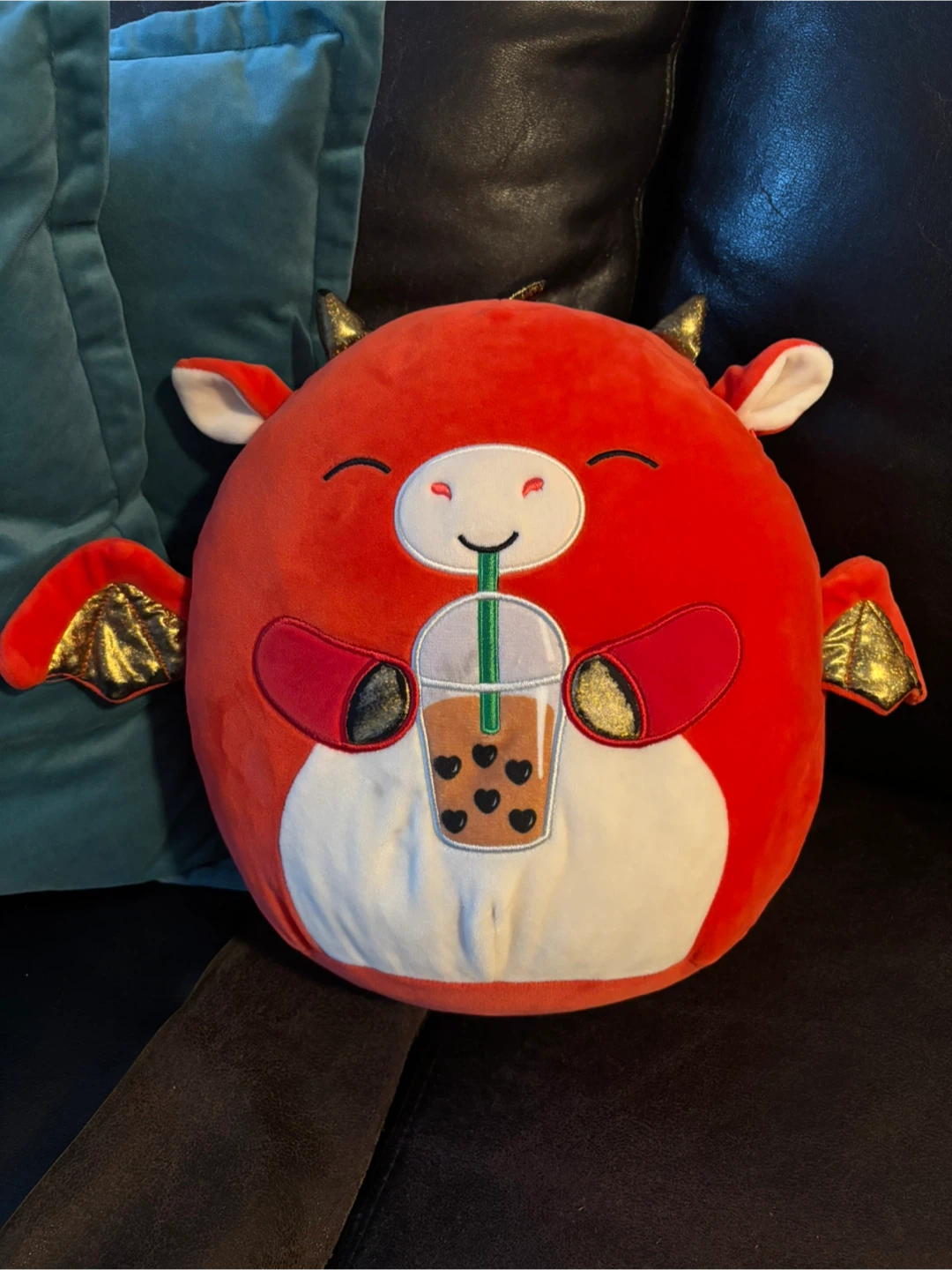 Squishmallow Red Dragon Plushie