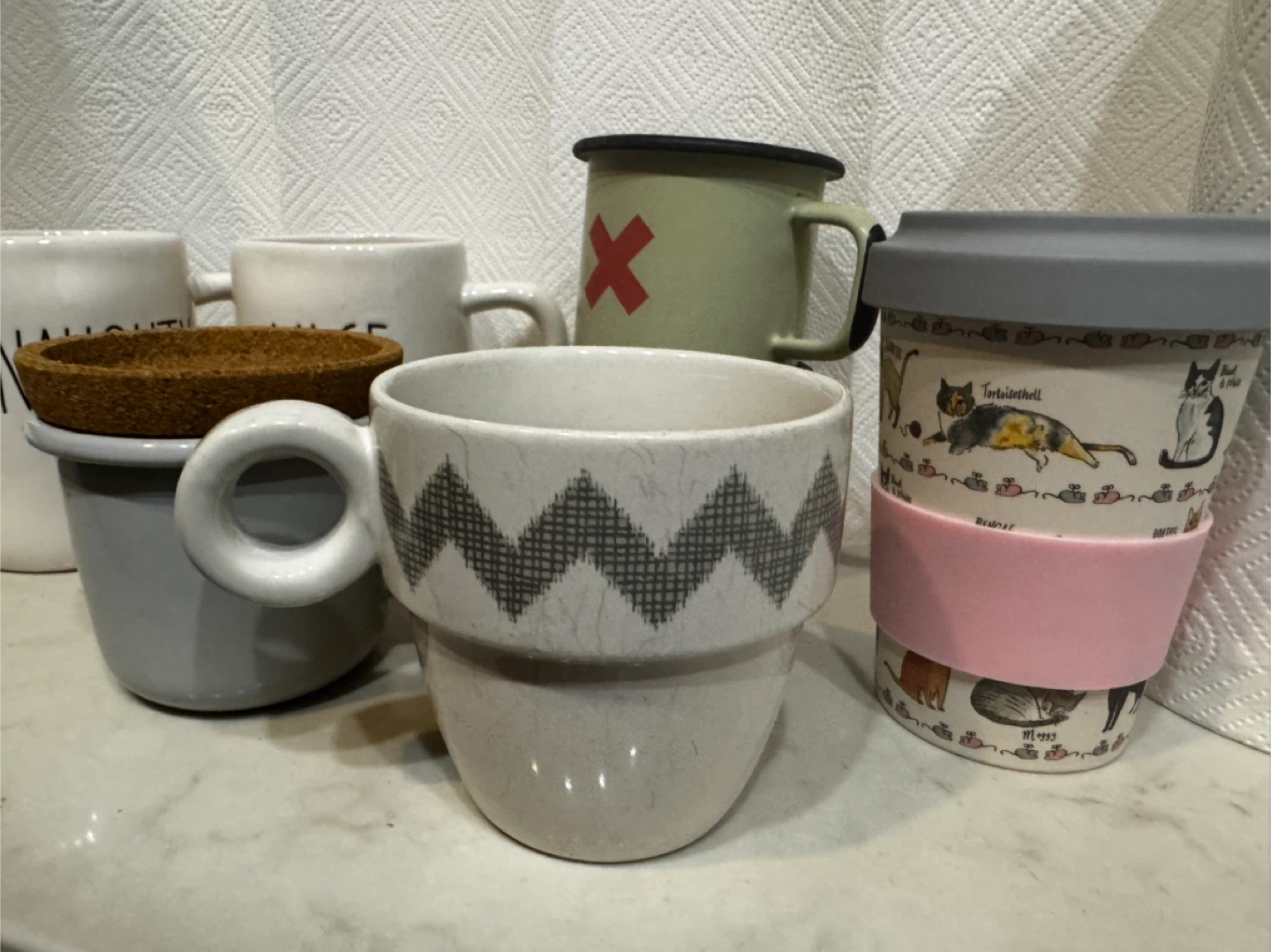 Assorted Mugs - Rae Dunn, Bestmade, Cat To-go cup - photo 2