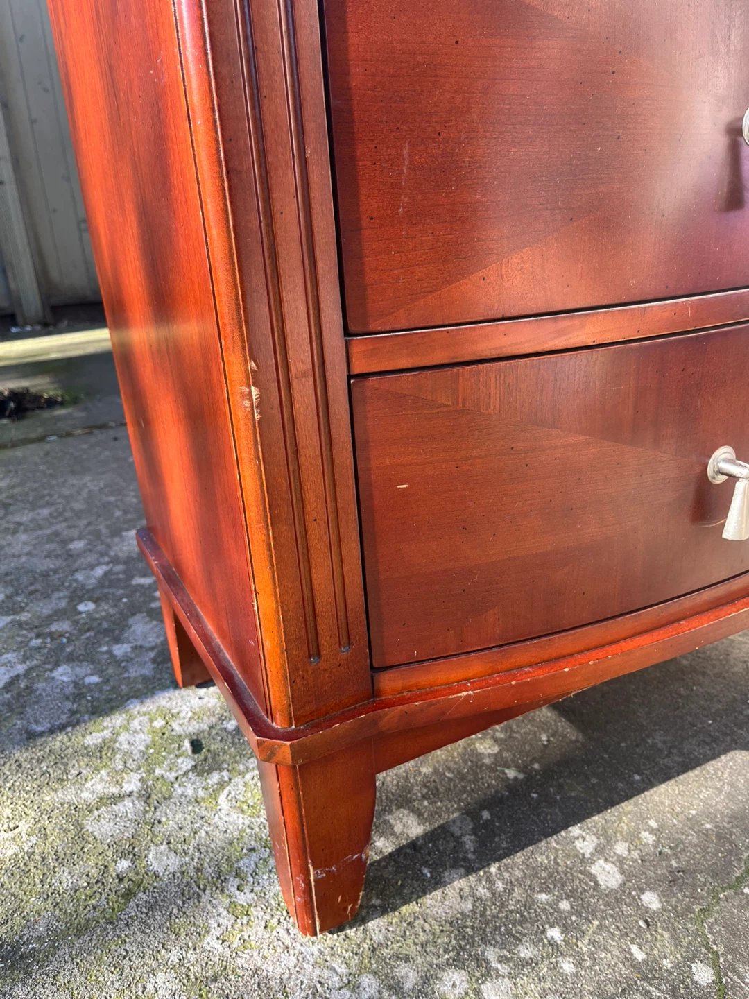Wooden 2-Drawer Nightstand - photo 5