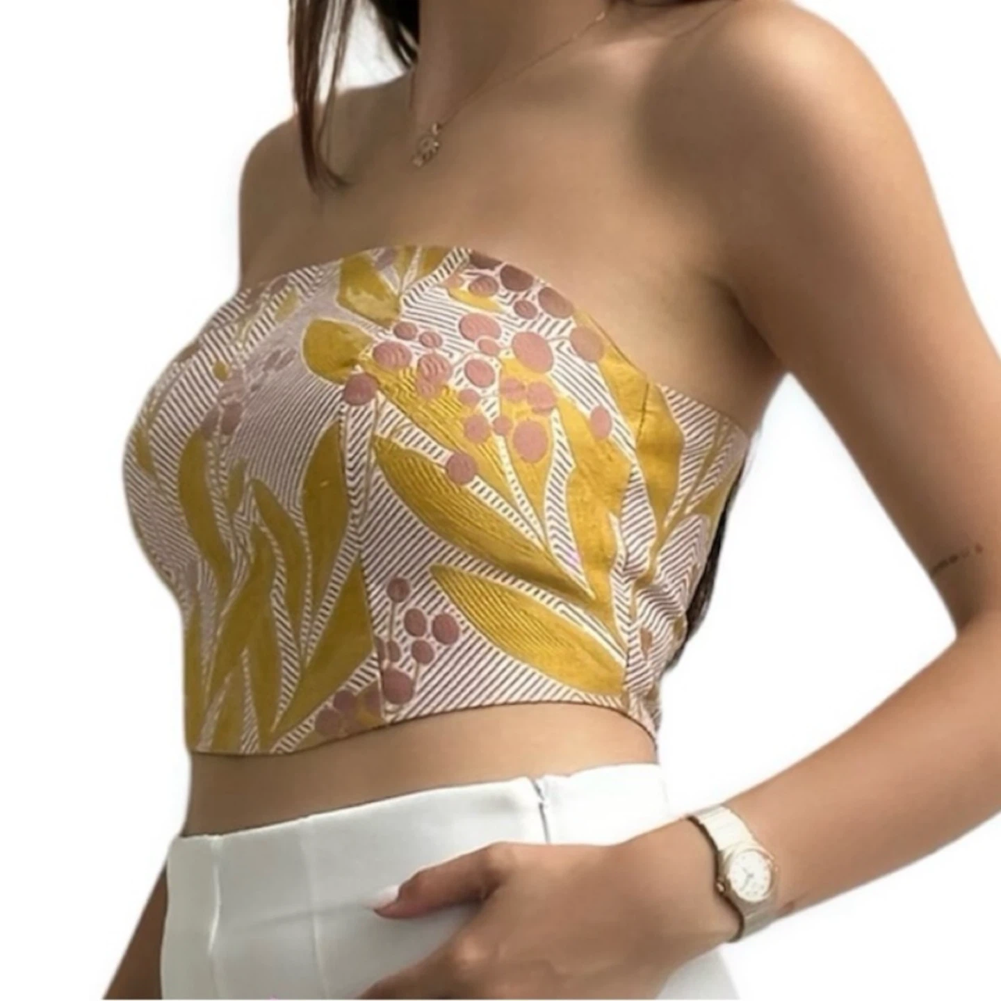 Floral Print Corset Top - Size S and M