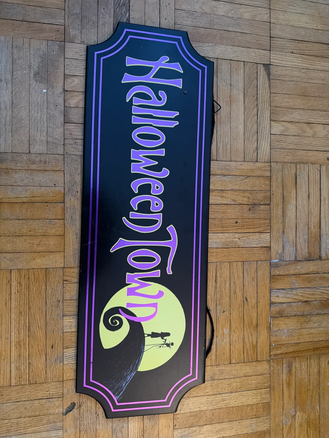 Nightmare Before Christmas Halloween Town Sign