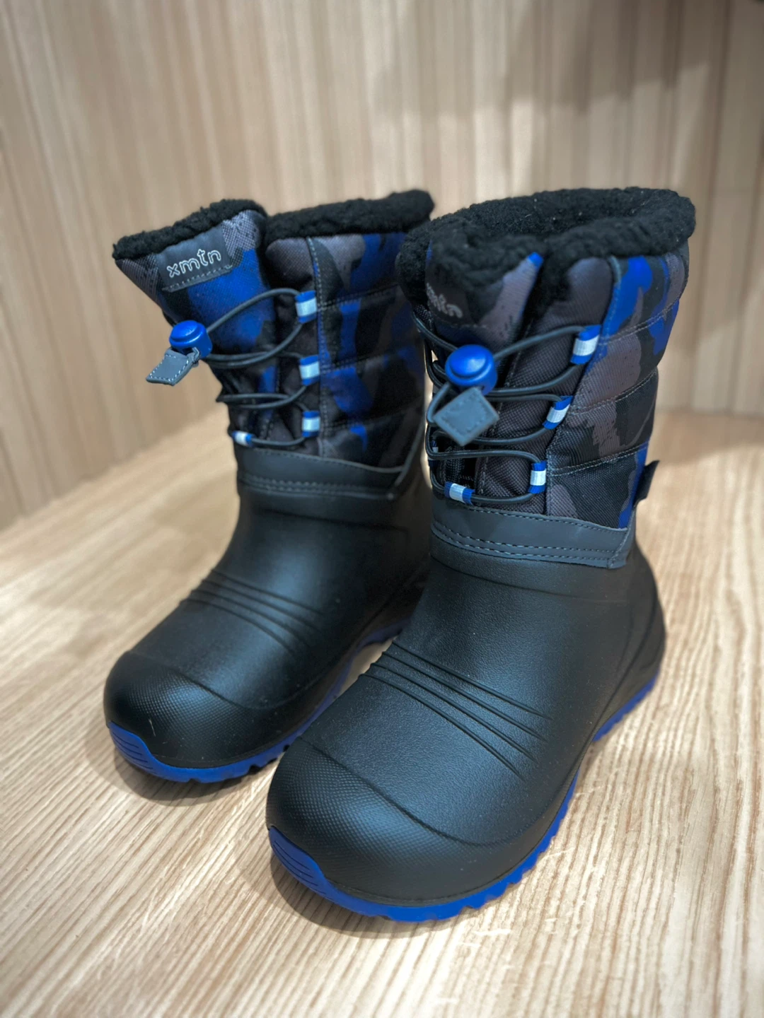 [NEW] XMTN Kids' Winter Boots Size 2 - Blue/Black - photo 2
