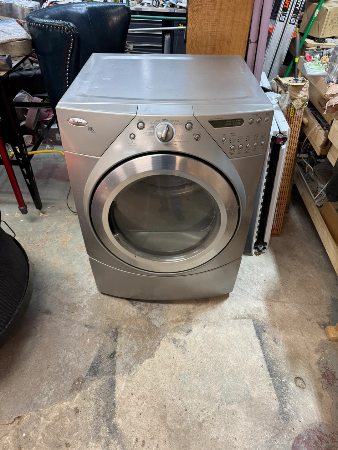 Whirlpool Duet Dryer - Silver Finish - photo 2