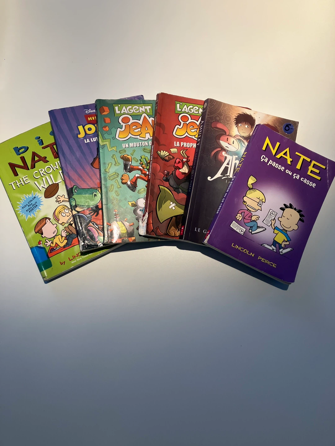 French Children's Books: Big Nate, Amulet, L'Agent Jean