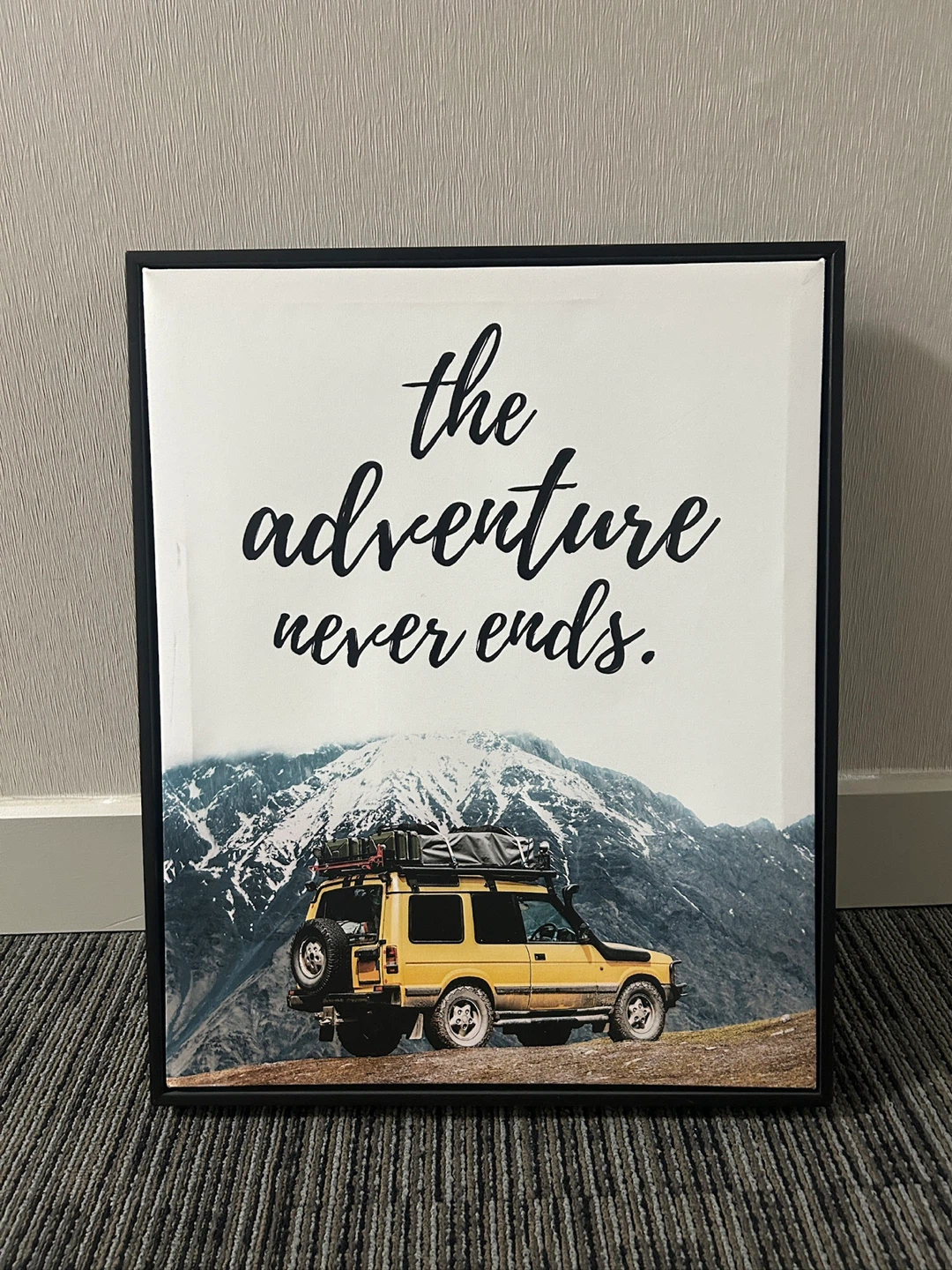 "The Adventure Never Ends" Wall Art - photo 2