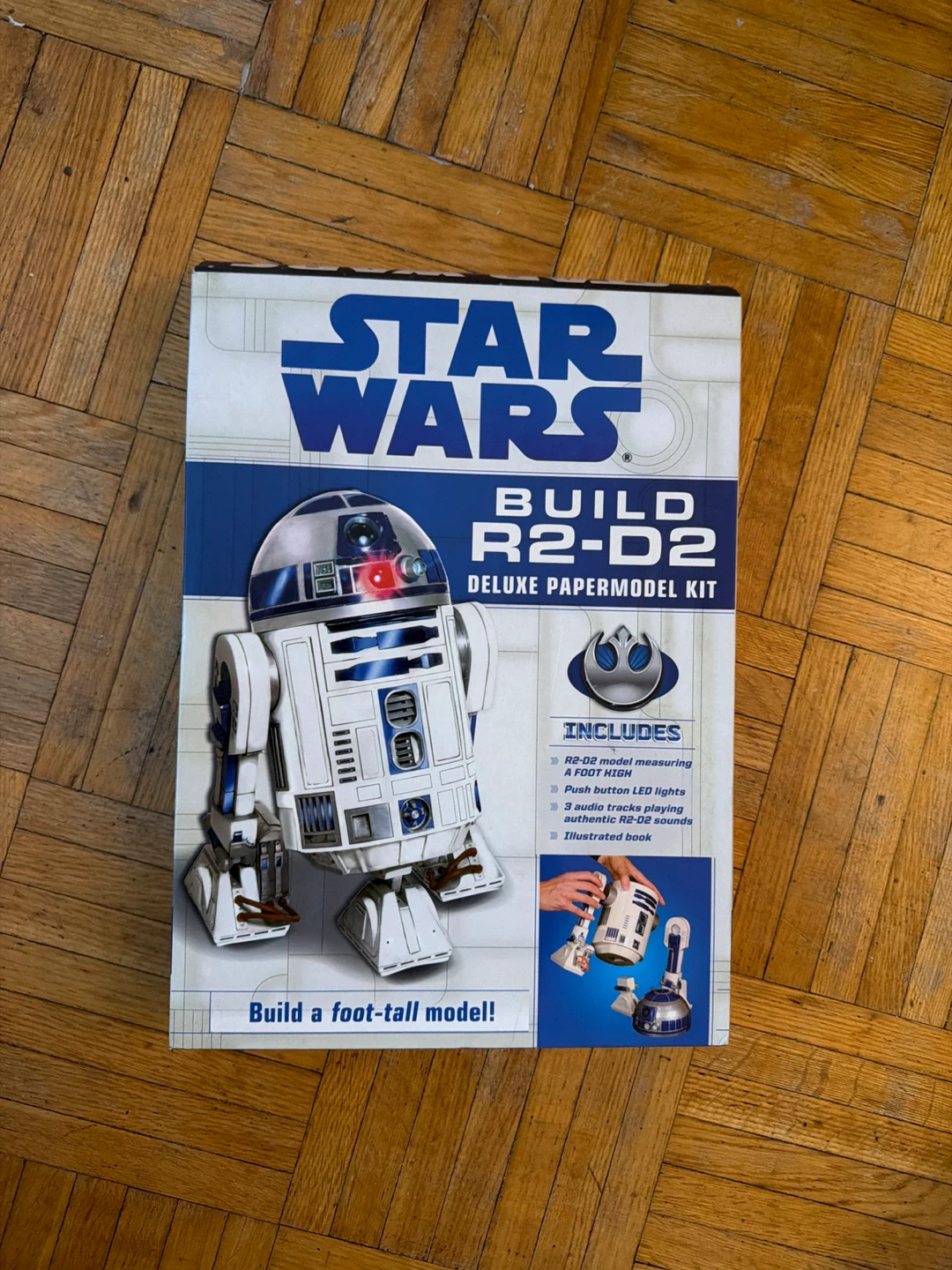 Star Wars Build R2-D2 Deluxe Paper Model Kit