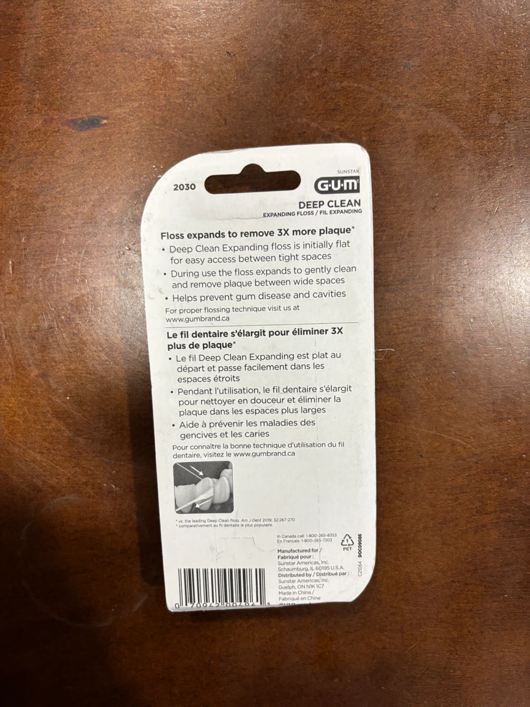GUM Deep Clean Expanding Dental Floss – 2 Pack (Waxed) - photo 2