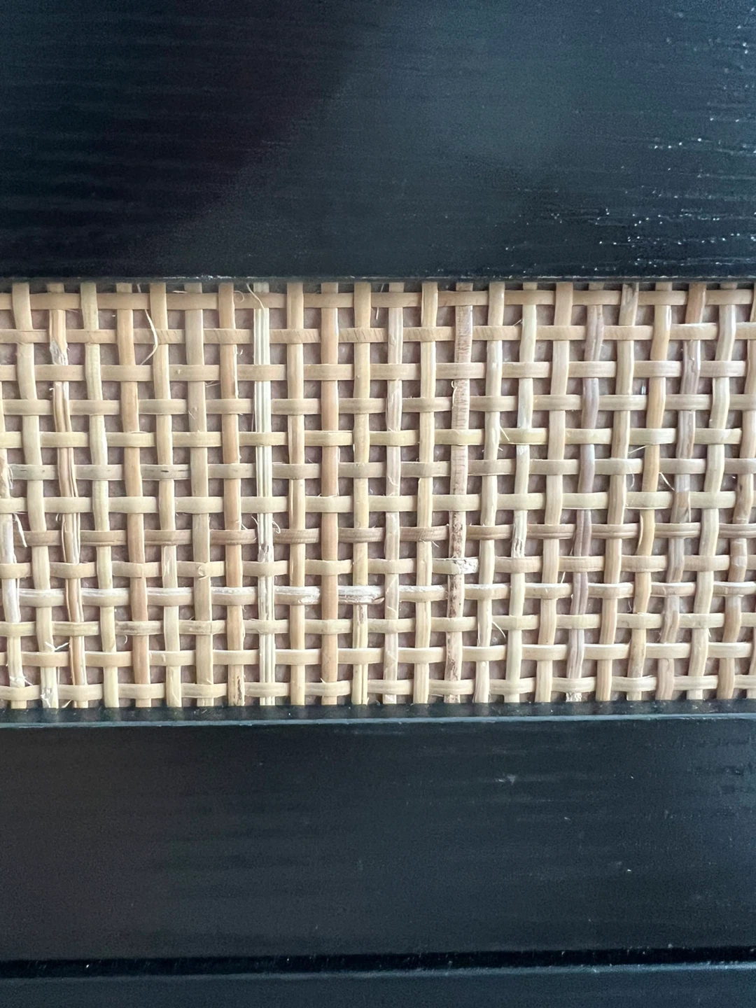 Moving sale- black rattan storage cabinet - photo 4