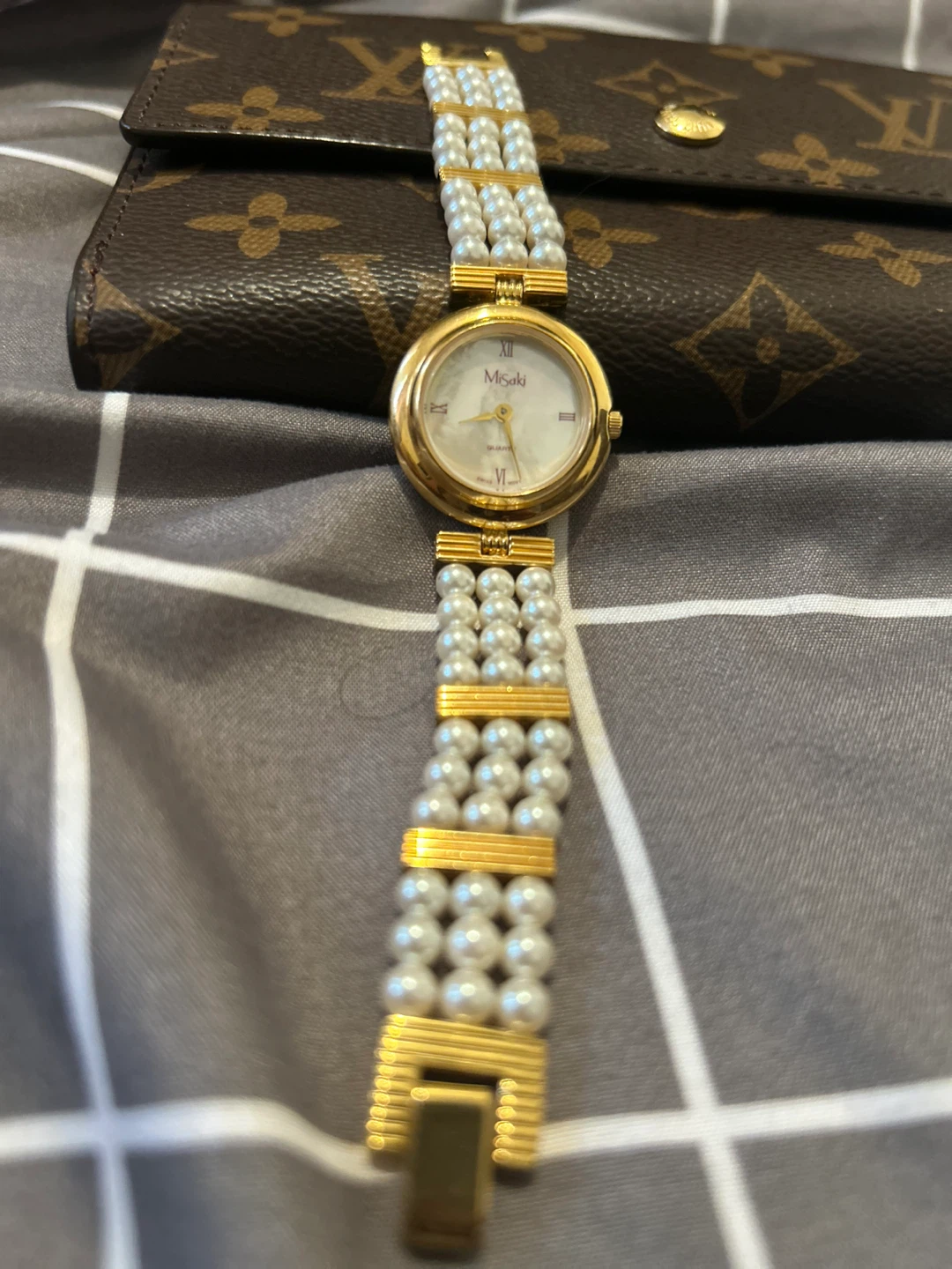 Misaki Pearl & Gold Women's Watch