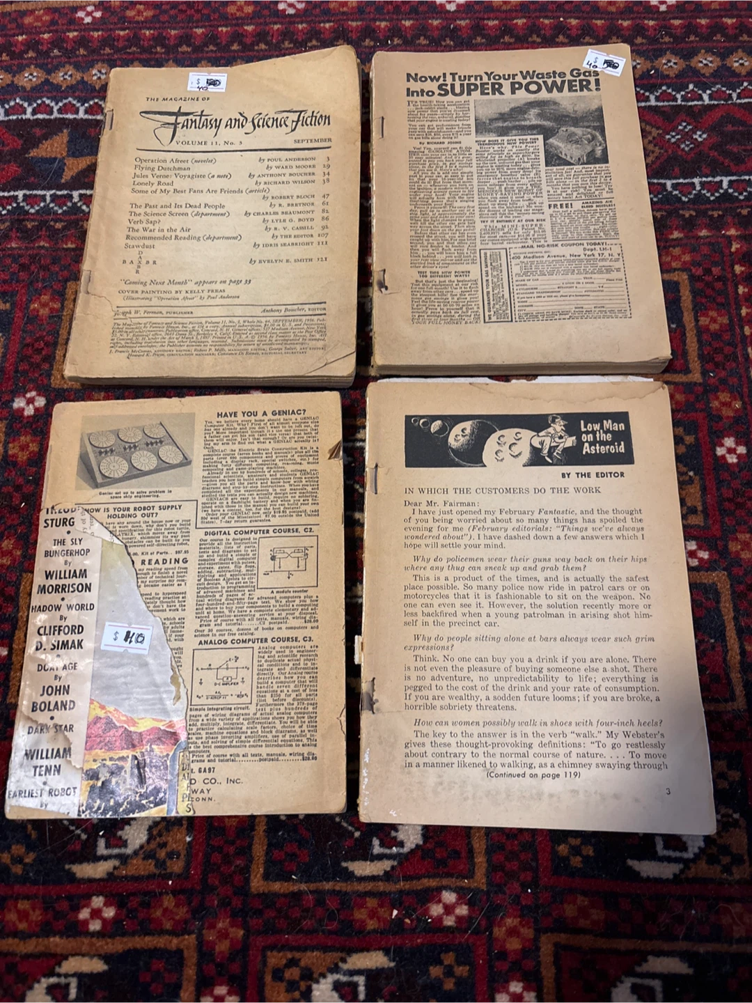 Vintage Science Fiction Magazines