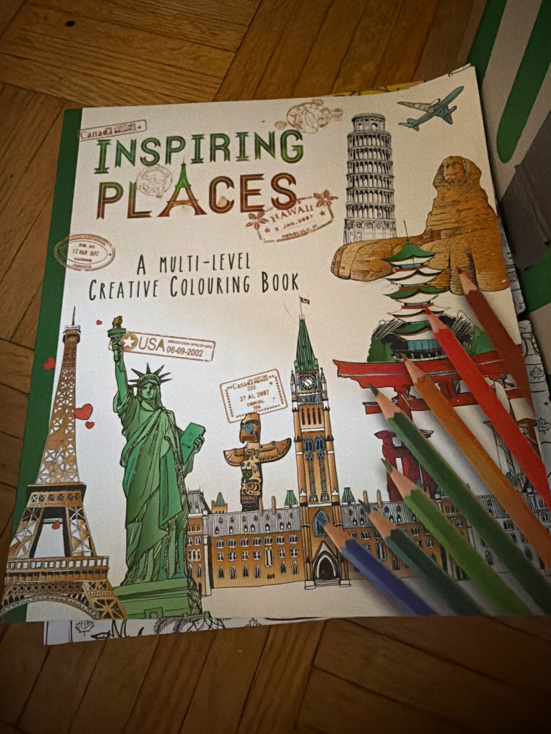 Inspiring Places Colouring Book