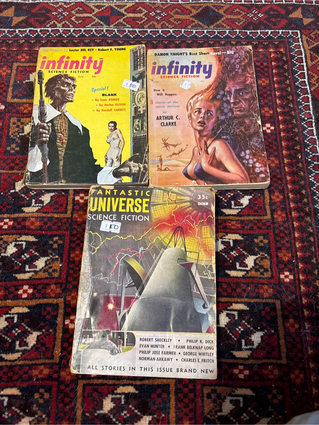 Vintage Infinity & Fantastic Universe Science Fiction Magazines
